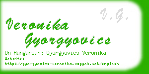 veronika gyorgyovics business card